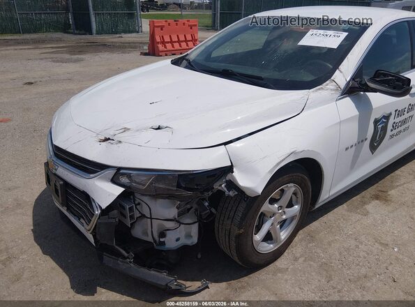 1G1ZC5ST9JF221428 2018 CHEVROLET MALIBU White Դիմացի տեսք