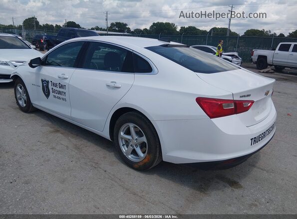 1G1ZC5ST9JF221428 2018 CHEVROLET MALIBU White Հետևի ձախ