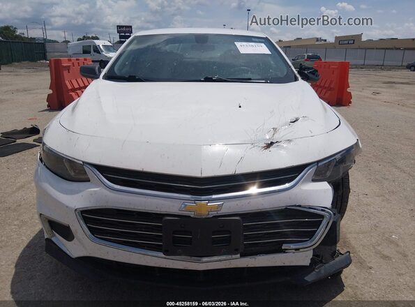 1G1ZC5ST9JF221428 2018 CHEVROLET MALIBU White Սարքավորումների վահանակի տեսք
