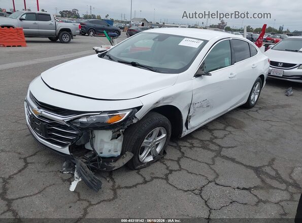1G1ZC5ST9LF085174 2020 CHEVROLET MALIBU Белый Передняя левая четверть