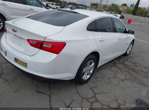 1G1ZC5ST9LF085174 2020 CHEVROLET MALIBU Белый Задняя правая четверть