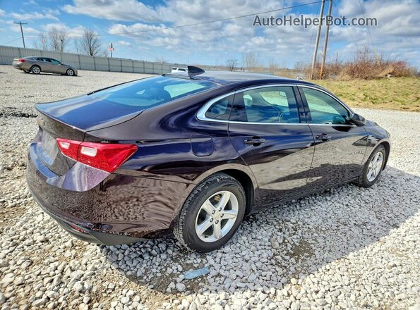 1G1ZC5STXMF054629 2021 CHEVROLET MALIBU Maroon 