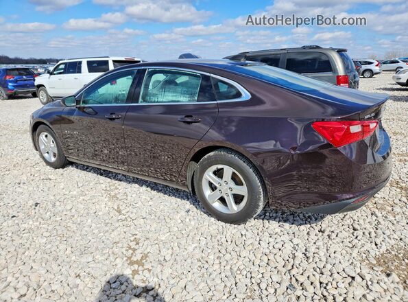 1G1ZC5STXMF054629 2021 CHEVROLET MALIBU Maroon 