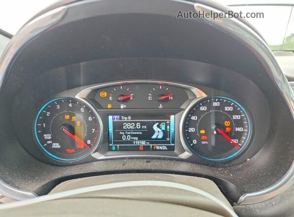 1G1ZD5ST0JF109873 2018 CHEVROLET MALIBU Silver ხელსაწყოთა პანელის ხედი