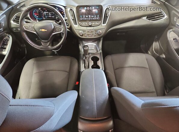 1G1ZD5ST0JF125619 2018 CHEVROLET MALIBU Black Widok tylnych siedzeń