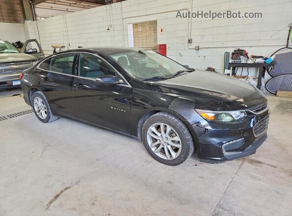 1G1ZD5ST0JF125619 2018 CHEVROLET MALIBU Black Widok z przodu