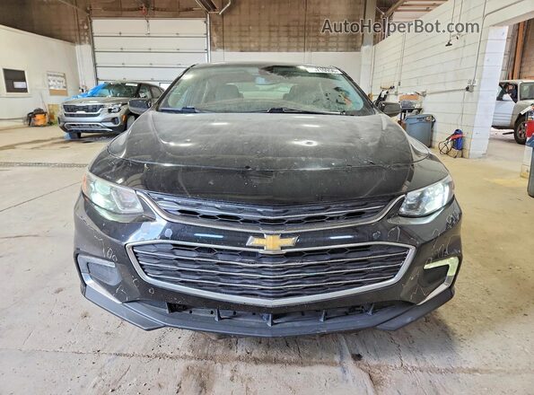 1G1ZD5ST0JF125619 2018 CHEVROLET MALIBU Black Widok wnętrza z przodu