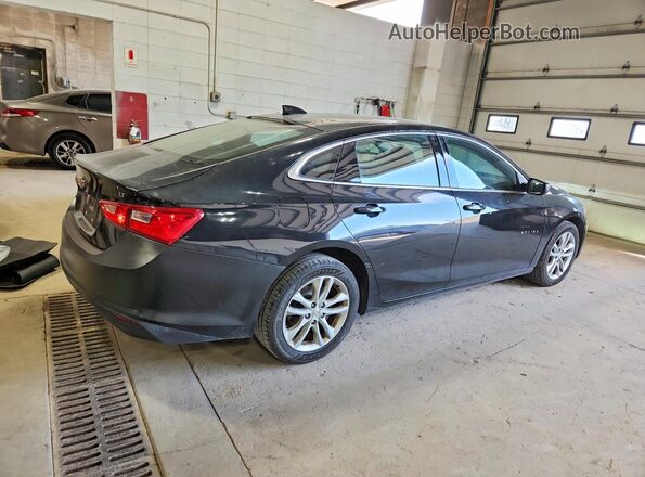 1G1ZD5ST0JF125619 2018 CHEVROLET MALIBU Black Przód prawy