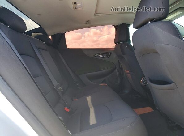 1G1ZD5ST0JF162802 2018 CHEVROLET MALIBU Silver Rear seats view