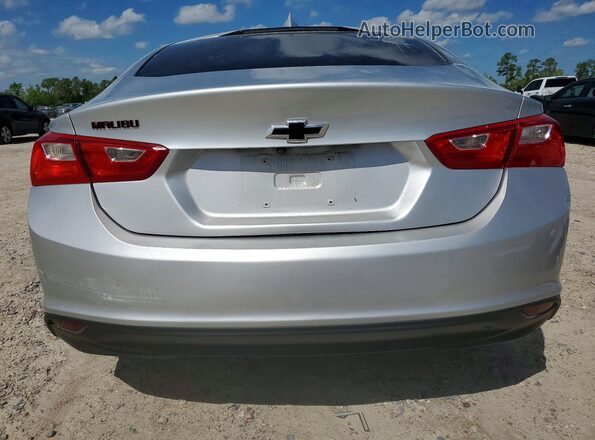1G1ZD5ST0JF162802 2018 CHEVROLET MALIBU Silver Rear view