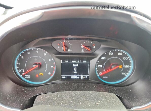 1G1ZD5ST0JF200707 2018 CHEVROLET MALIBU Black Вид щитка приладів