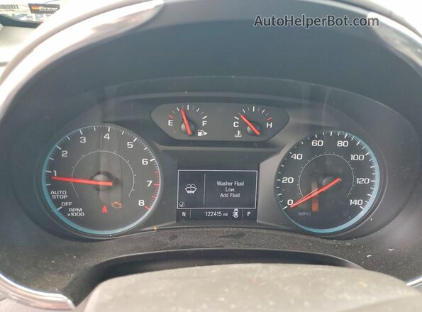 1G1ZD5ST0LF060063 2020 CHEVROLET MALIBU Blue Instrument cluster view