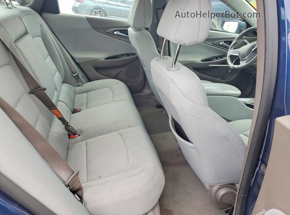 1G1ZD5ST0LF060063 2020 CHEVROLET MALIBU Blue Rear seats view