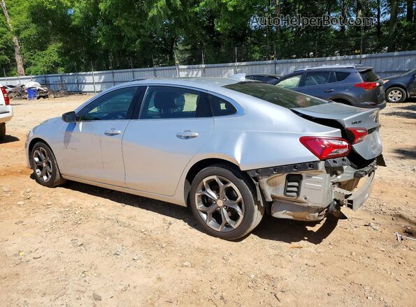 1G1ZD5ST0MF076376 2021 CHEVROLET MALIBU Silver Trasero izquierdo
