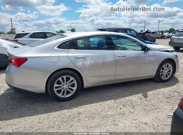 1G1ZD5ST1JF141683 2018 CHEVROLET MALIBU Silver Rear interior view