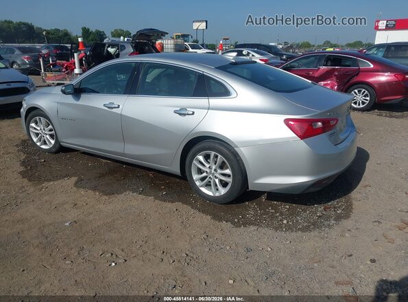1G1ZD5ST1JF149461 2018 CHEVROLET MALIBU Silver Trasero izquierdo