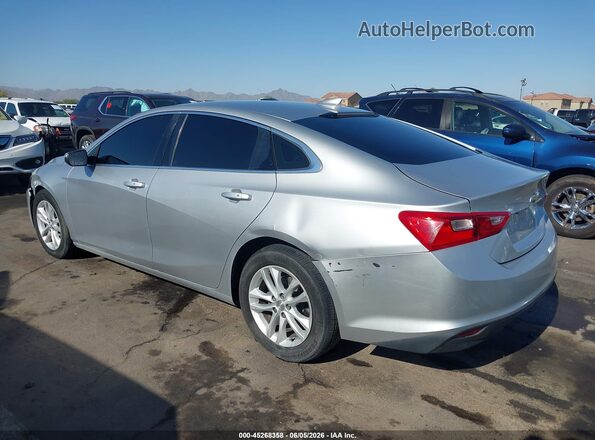 1G1ZD5ST1JF170634 2018 CHEVROLET MALIBU Silver Trasero izquierdo