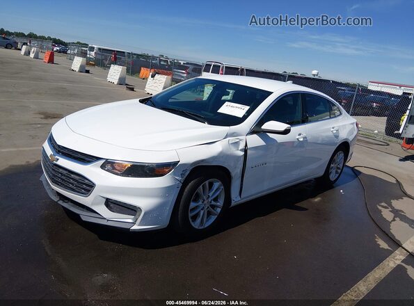 1G1ZD5ST1JF180435 2018 CHEVROLET MALIBU White Передня ліва чверть