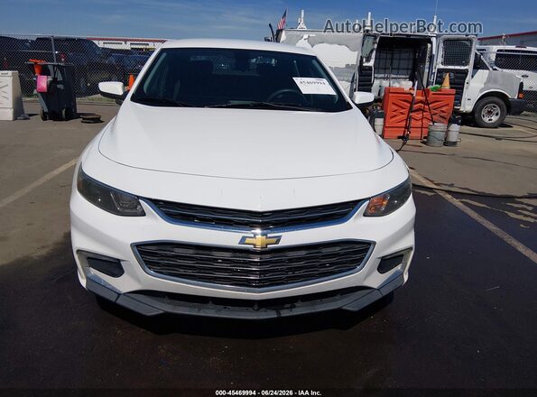 1G1ZD5ST1JF180435 2018 CHEVROLET MALIBU White Вид щитка приладів