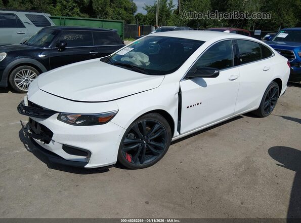 1G1ZD5ST1JF258793 2018 CHEVROLET MALIBU White Przód lewy