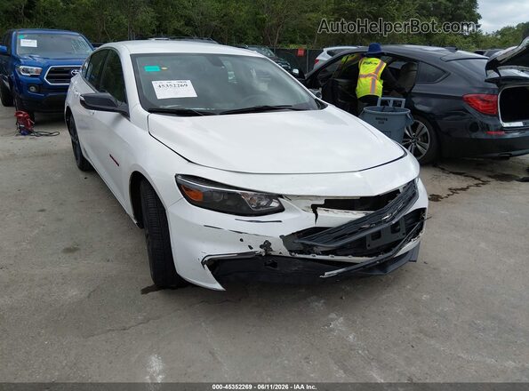 1G1ZD5ST1JF258793 2018 CHEVROLET MALIBU White Widok z przodu
