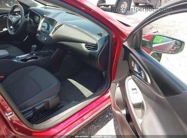 1G1ZD5ST1KF121144 2019 CHEVROLET MALIBU Красный Вид салона спереди