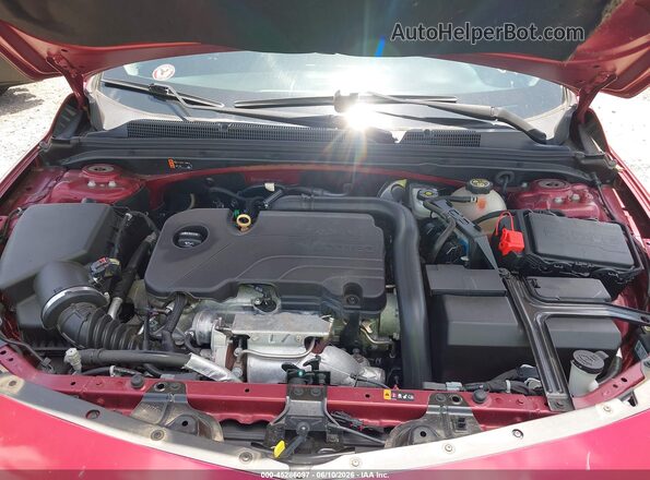 1G1ZD5ST1KF121144 2019 CHEVROLET MALIBU Красный Вид сзади