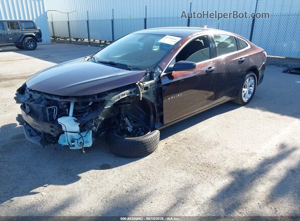 1G1ZD5ST1LF076871 2020 CHEVROLET MALIBU Burgundy Առջևի ձախ երեք քառորդ տեսարան