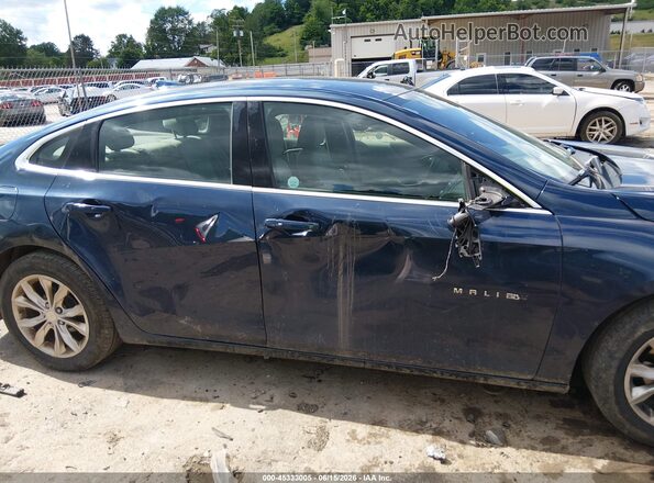 1G1ZD5ST1MF012220 2021 CHEVROLET MALIBU Blue უკანა სალონის ხედი