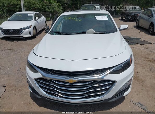 1G1ZD5ST1MF062924 2021 CHEVROLET MALIBU White Widok zestawu wskaźników