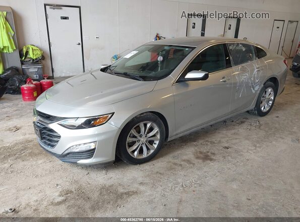 1G1ZD5ST1MF070263 2021 CHEVROLET MALIBU Silver Front left