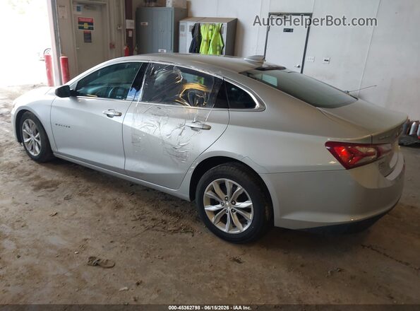 1G1ZD5ST1MF070263 2021 CHEVROLET MALIBU Silver Rear left