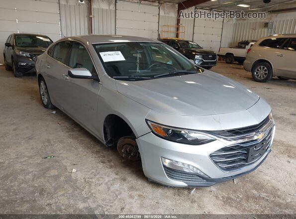 1G1ZD5ST1MF070263 2021 CHEVROLET MALIBU Silver Front view