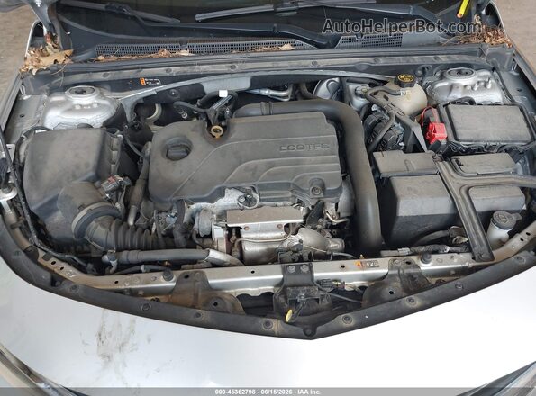 1G1ZD5ST1MF070263 2021 CHEVROLET MALIBU Silver Rear view
