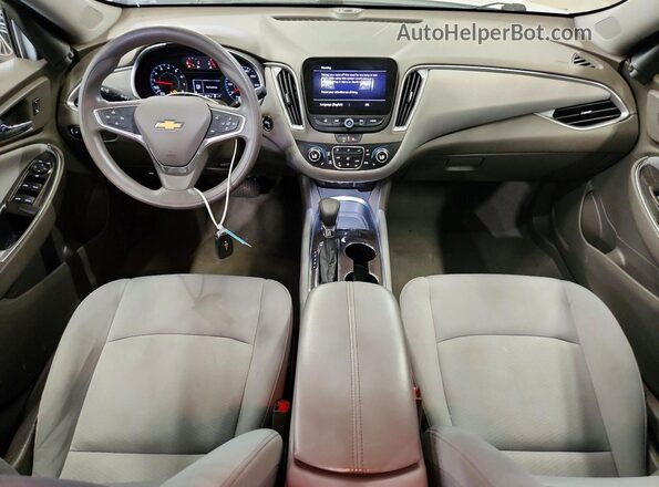 1G1ZD5ST1NF112559 2022 CHEVROLET MALIBU White Dashboard view