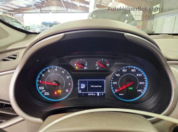 1G1ZD5ST1NF112559 2022 CHEVROLET MALIBU White Instrument cluster view