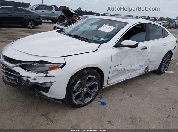 1G1ZD5ST1NF117826 2022 CHEVROLET MALIBU White Widok z przodu