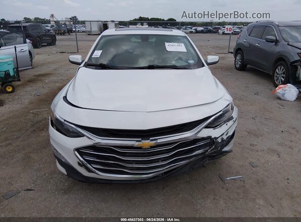 1G1ZD5ST1NF117826 2022 CHEVROLET MALIBU White Widok zestawu wskaźników