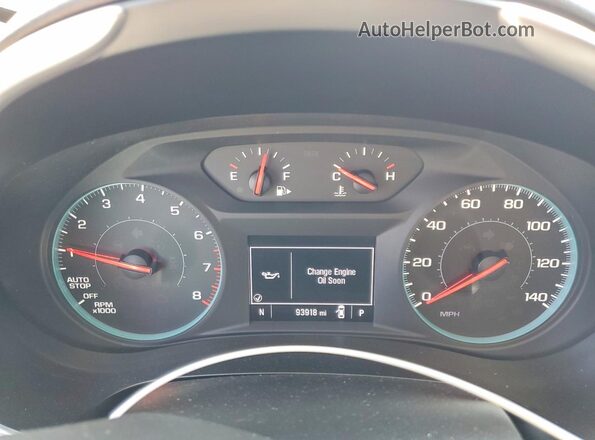 1G1ZD5ST1PF207934 2023 CHEVROLET MALIBU White ხელსაწყოთა პანელის ხედი