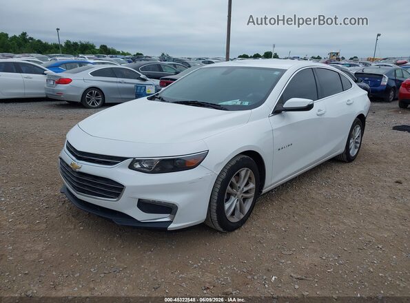 1G1ZD5ST2JF142325 2018 CHEVROLET MALIBU Белый Передняя левая четверть