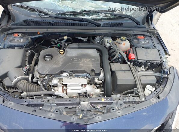 1G1ZD5ST2JF147105 2018 CHEVROLET MALIBU Синий Вид сзади