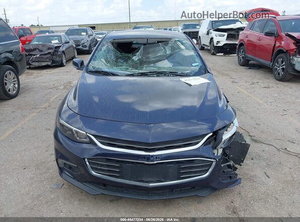 1G1ZD5ST2JF147105 2018 CHEVROLET MALIBU Синий Вид панели приборов