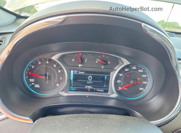 1G1ZD5ST2JF161327 2018 CHEVROLET MALIBU Gray Սարքավորումների վահանակի տեսք