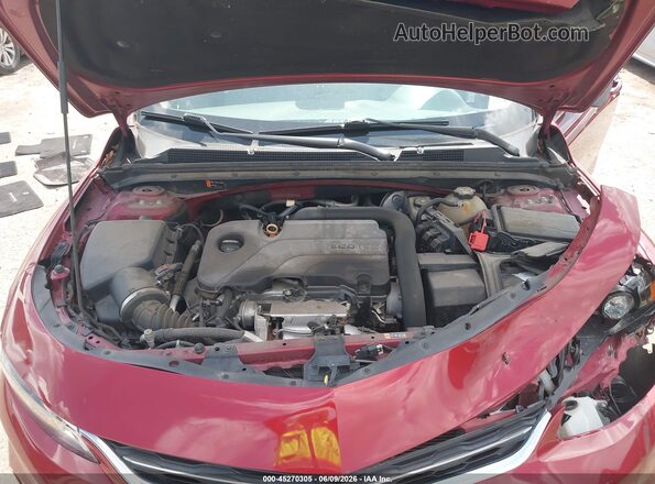 1G1ZD5ST2JF220151 2018 CHEVROLET MALIBU Красный Вид сзади