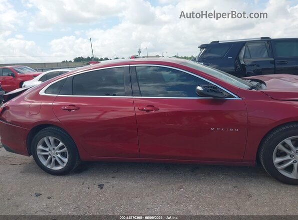 1G1ZD5ST2JF220151 2018 CHEVROLET MALIBU Красный Вид задней части салона