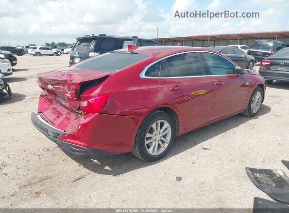 1G1ZD5ST2JF220151 2018 CHEVROLET MALIBU Красный Задняя правая четверть