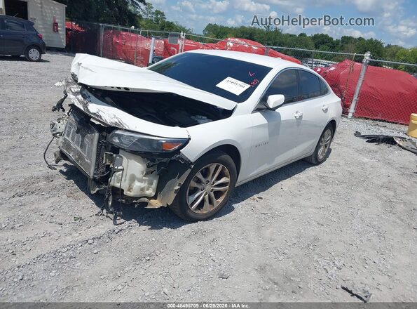 1G1ZD5ST2JF258186 2018 CHEVROLET MALIBU Белый Передняя левая четверть