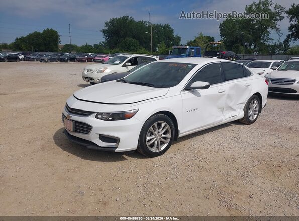 1G1ZD5ST2JF261282 2018 CHEVROLET MALIBU White წინა მარცხენა ხედი სამი მეოთხედიდან