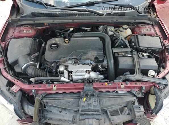 1G1ZD5ST2JF262593 2018 CHEVROLET MALIBU Red 