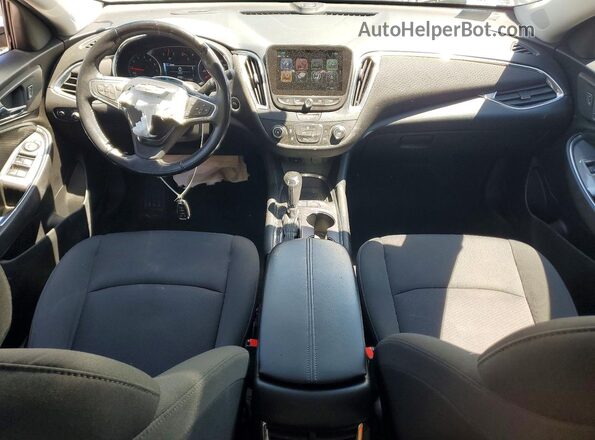 1G1ZD5ST2JF279930 2018 CHEVROLET MALIBU Серебряный Вид панели приборов